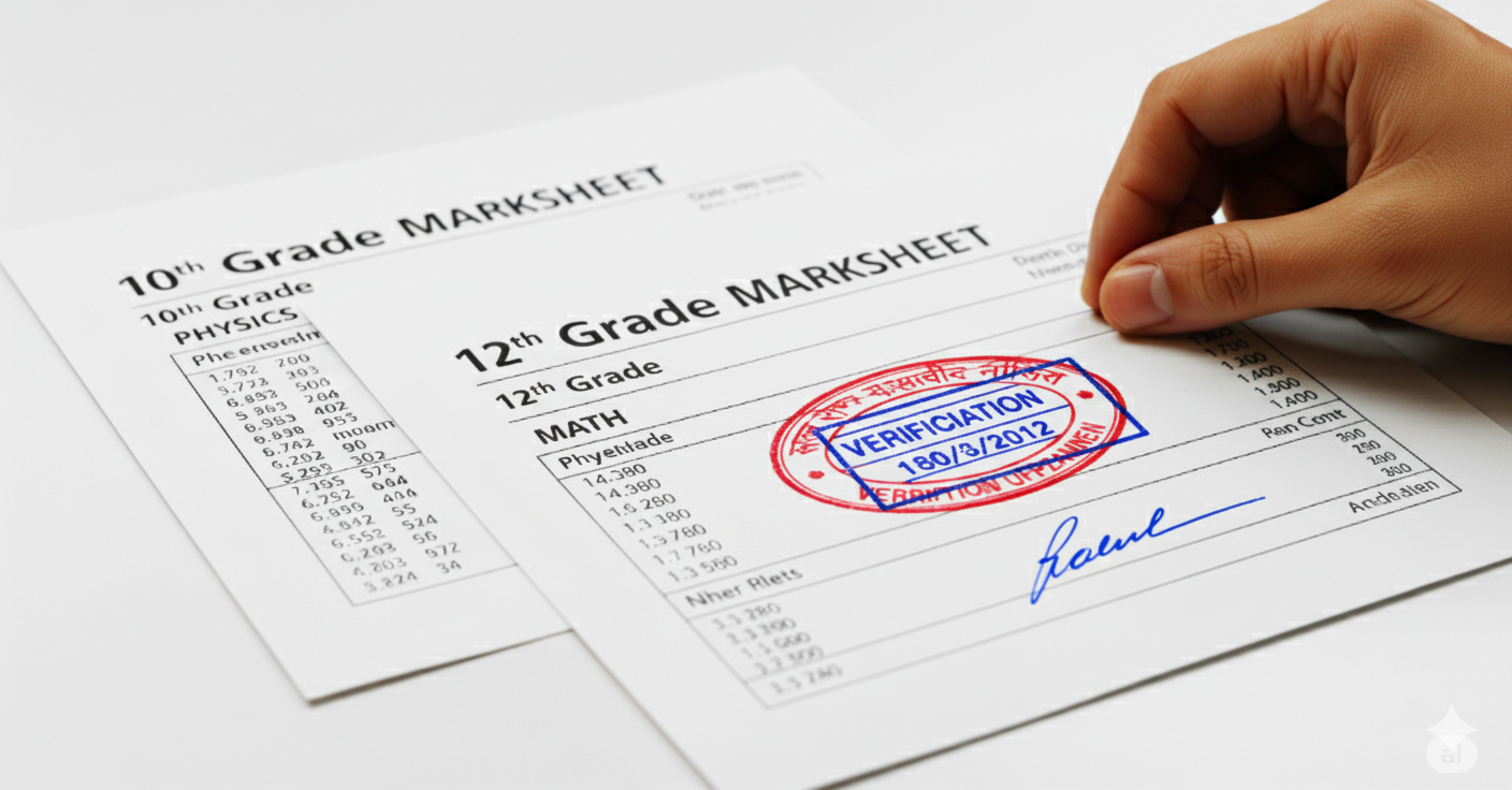 10th and 12th Grade Marksheets